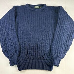 Vintage Blue Wool Knit Sweater | $30